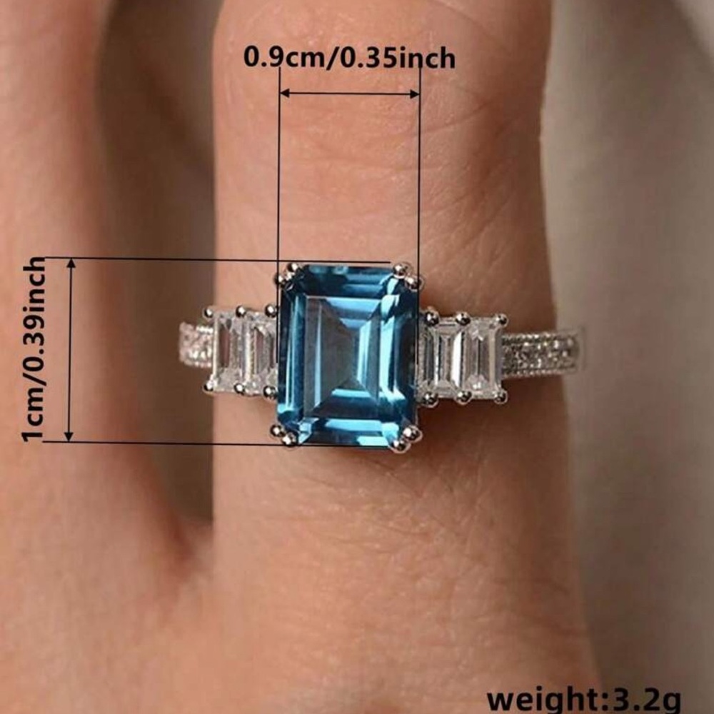 BRIDAL WEDDING ENGAGEMENT RING - Picture 5 of 5